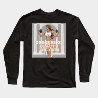 Goddess of beauty the gym Long Sleeve T-Shirt